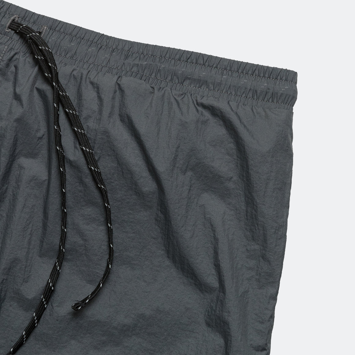 District Vision - Mens Ripstop Layered Trail Shorts - Charcoal/Slate Brown - Up There Athletics