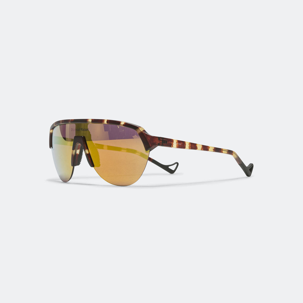District Vision - Nagata Speed Blade - Tortoise/D+ AmberMirror - Up There Athletics