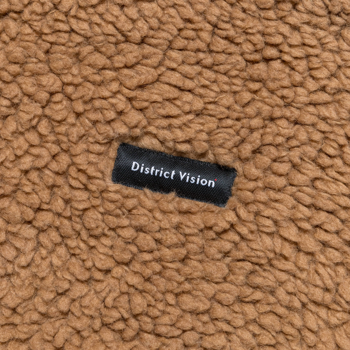 District Vision - Mens Heavyweight Half-Zip Pile Fleece - Sand - Up There Athletics