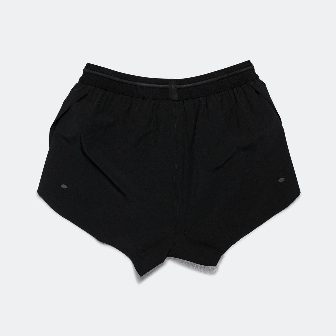 Womens 3" Pocketed Split Shorts - Black