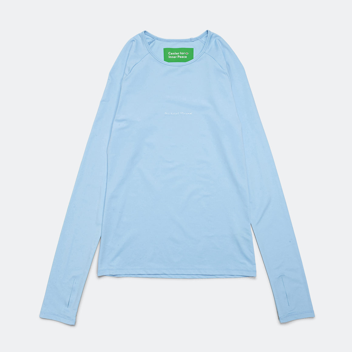 District Vision - Womens Lightweight Longsleeve T-Shirt - Cerulean - Up There Athletics