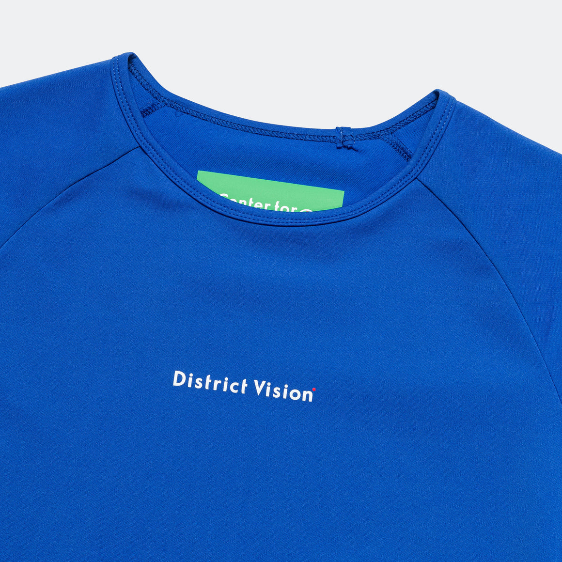 District Vision - Womens Lightweight Short Sleeve Fitted Tee - Surf Blue - Up There Athletics