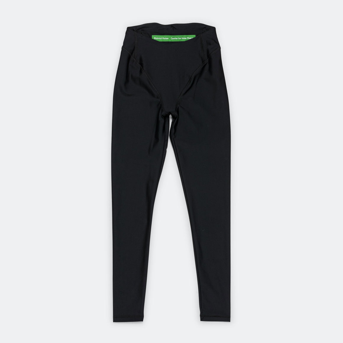 District Vision - Womens Recycled Pocket Full Length Tights - Black - Up There Athletics