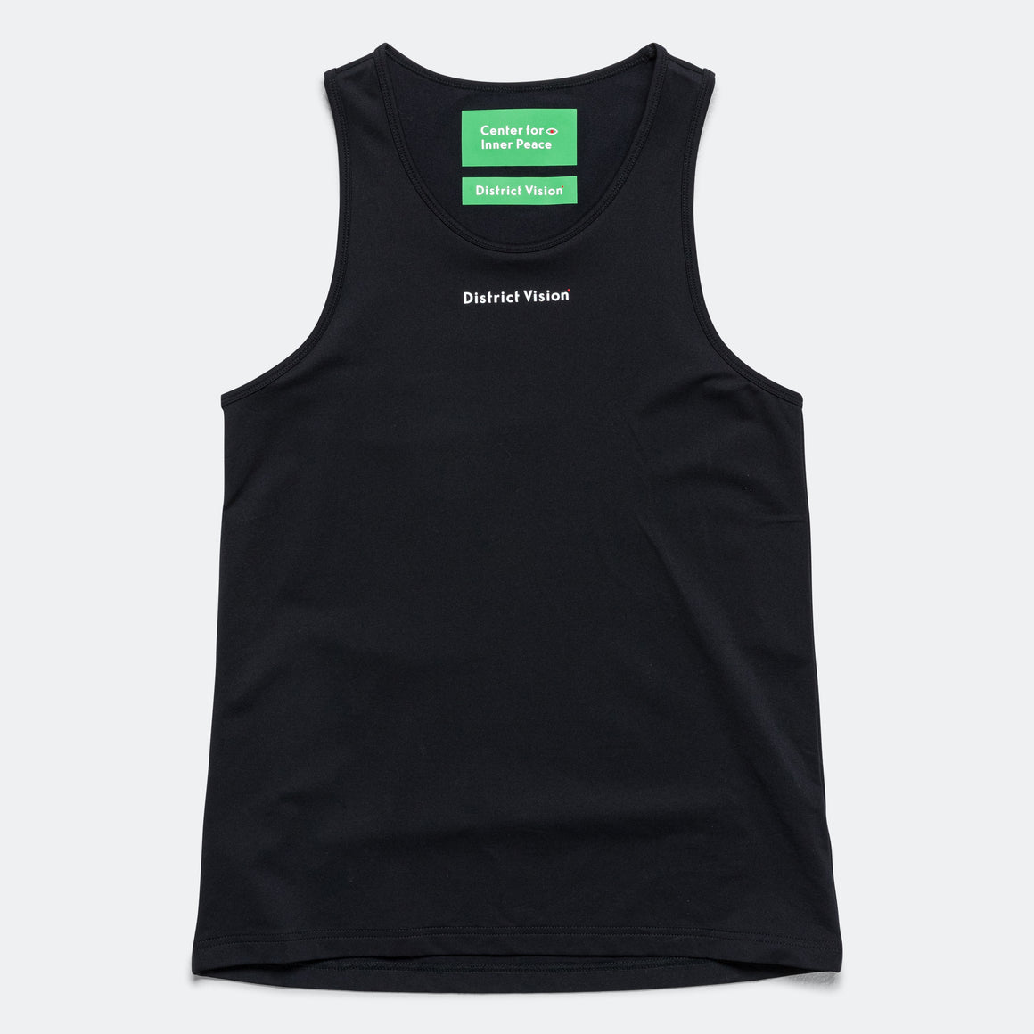 District Vision - Womens Training Singlet - Black - Up There Athletics