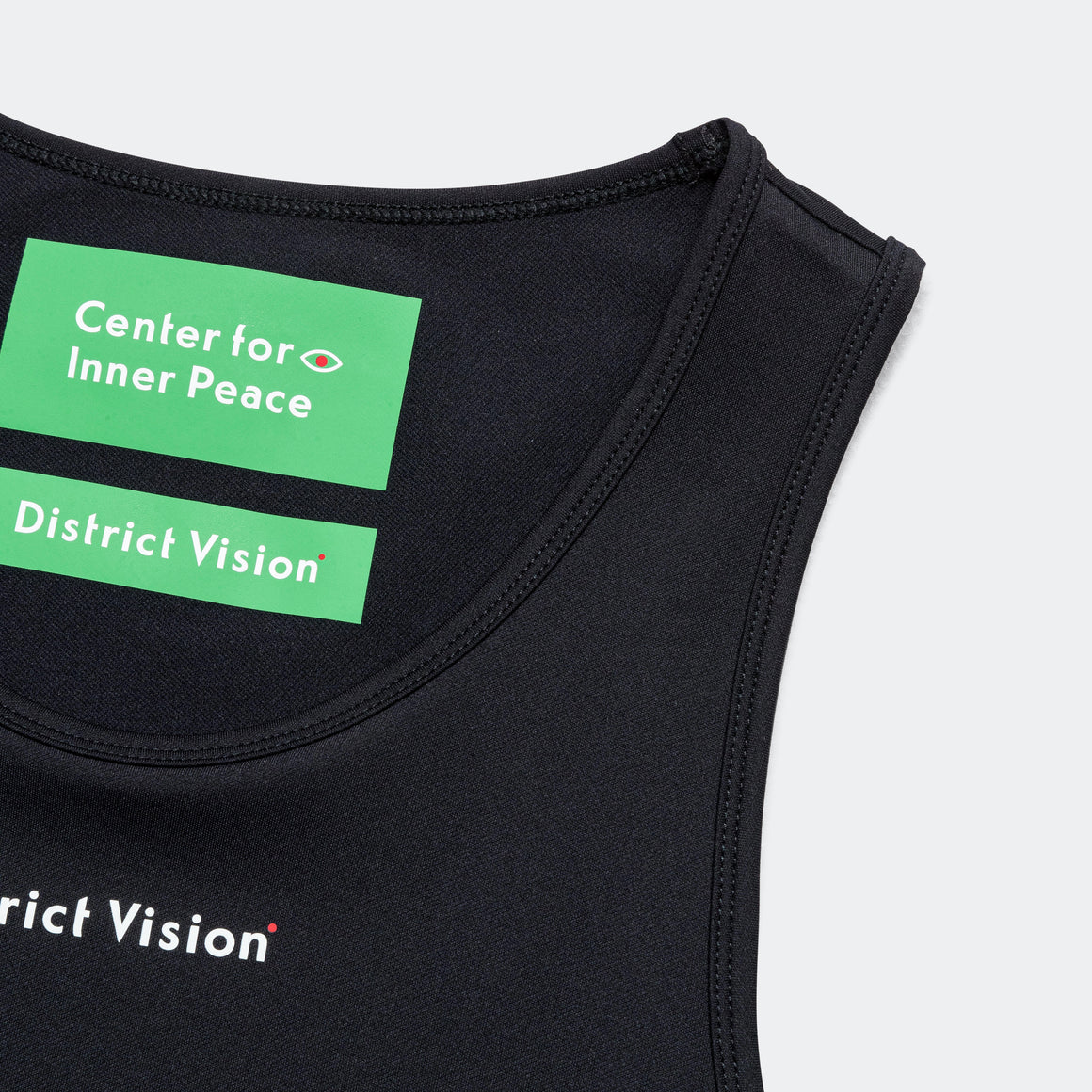 District Vision - Womens Training Singlet - Black - Up There Athletics