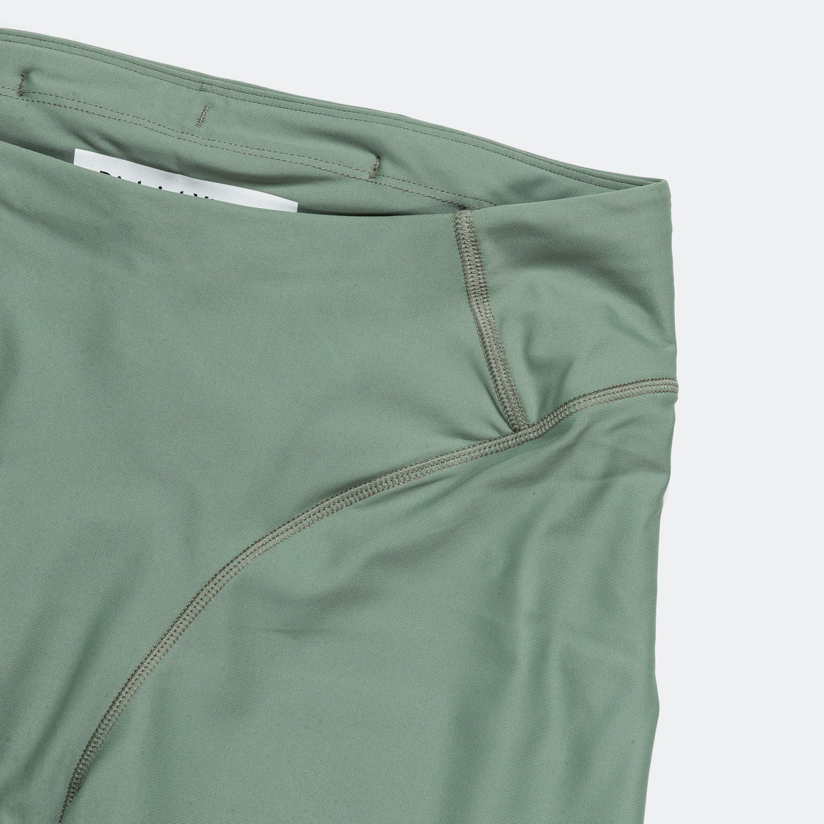 District Vision - Womens 7" Pocketed Half Tights - Sage - Up There Athletics