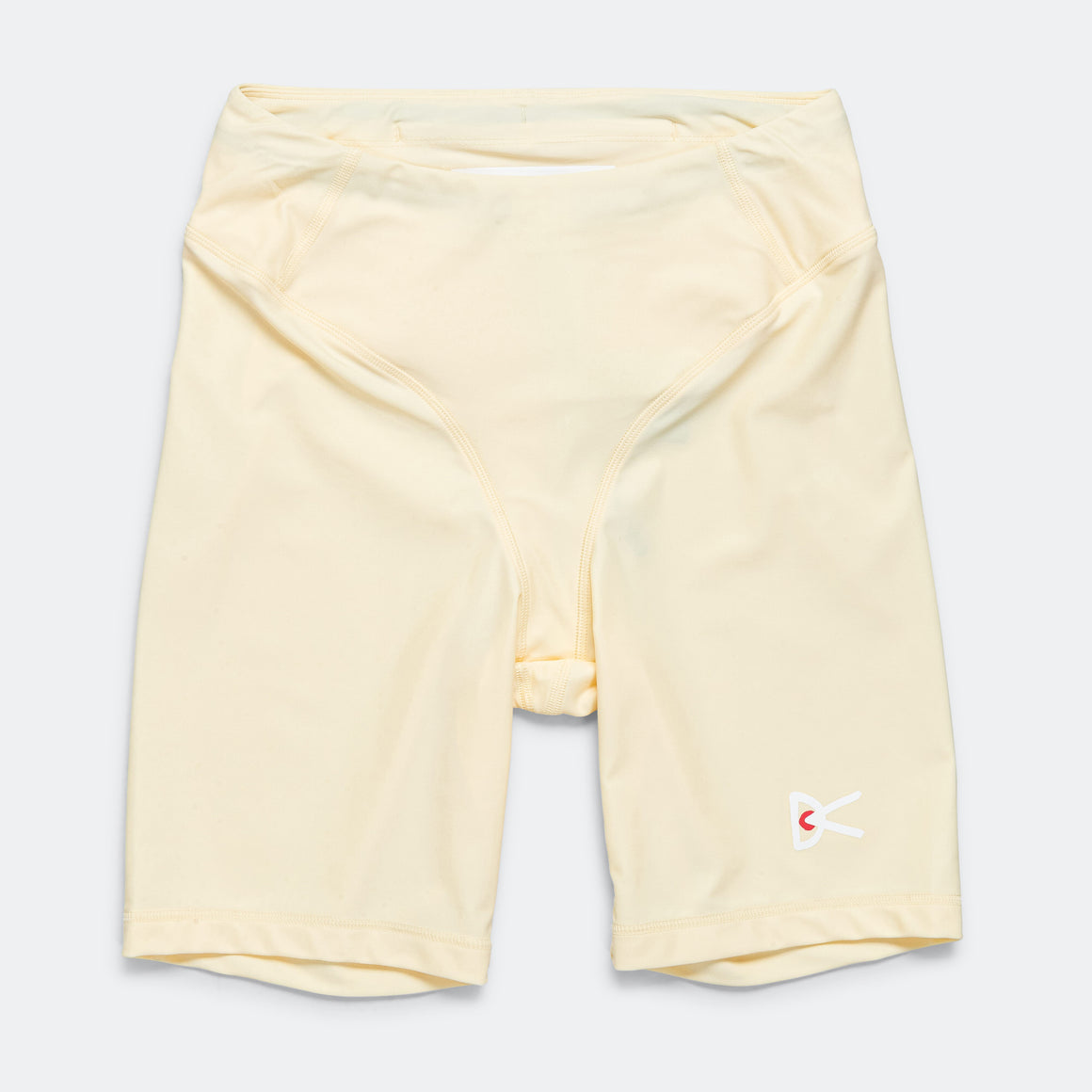 District Vision - Womens 7" Pocketed Half Tights - Chamomile - Up There Athletics