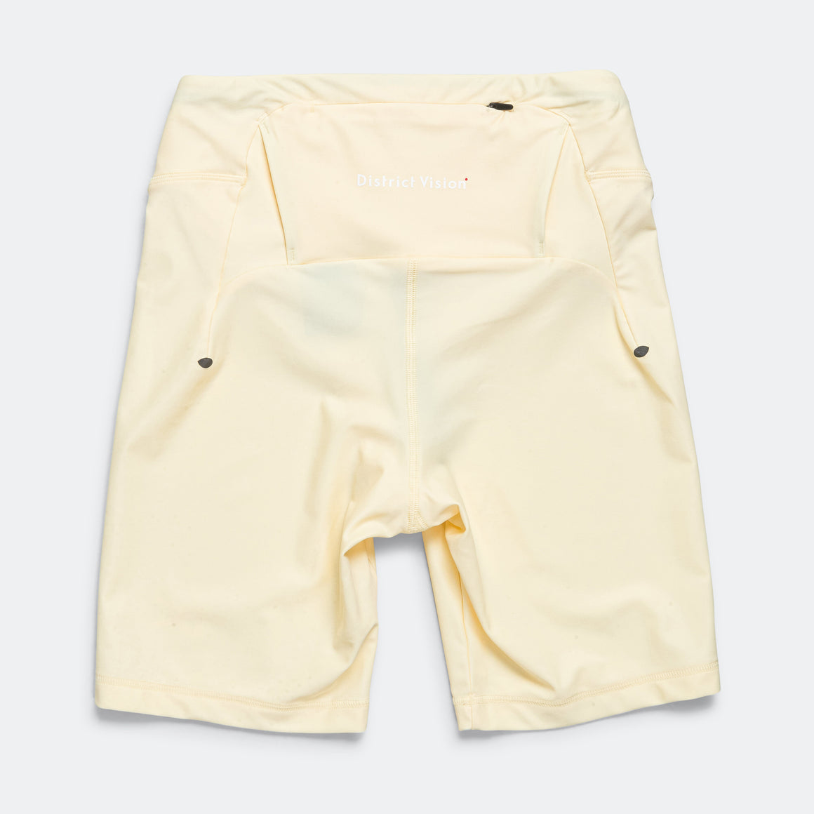 District Vision - Womens 7" Pocketed Half Tights - Chamomile - Up There Athletics