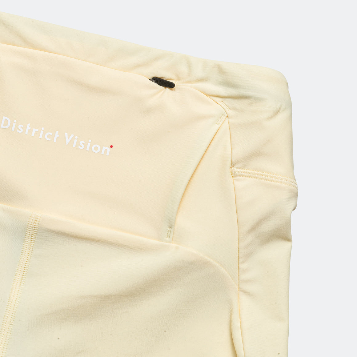 District Vision - Womens 7" Pocketed Half Tights - Chamomile - Up There Athletics