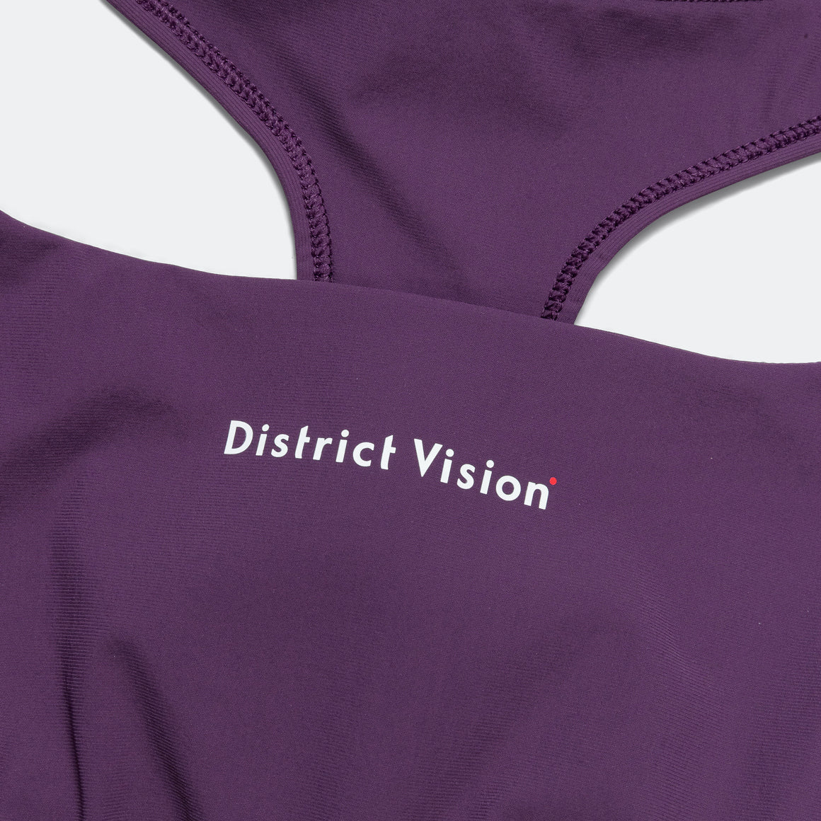 District Vision - Womens Twin Layer Medium Support Bra - Nightshade - Up There Athletics