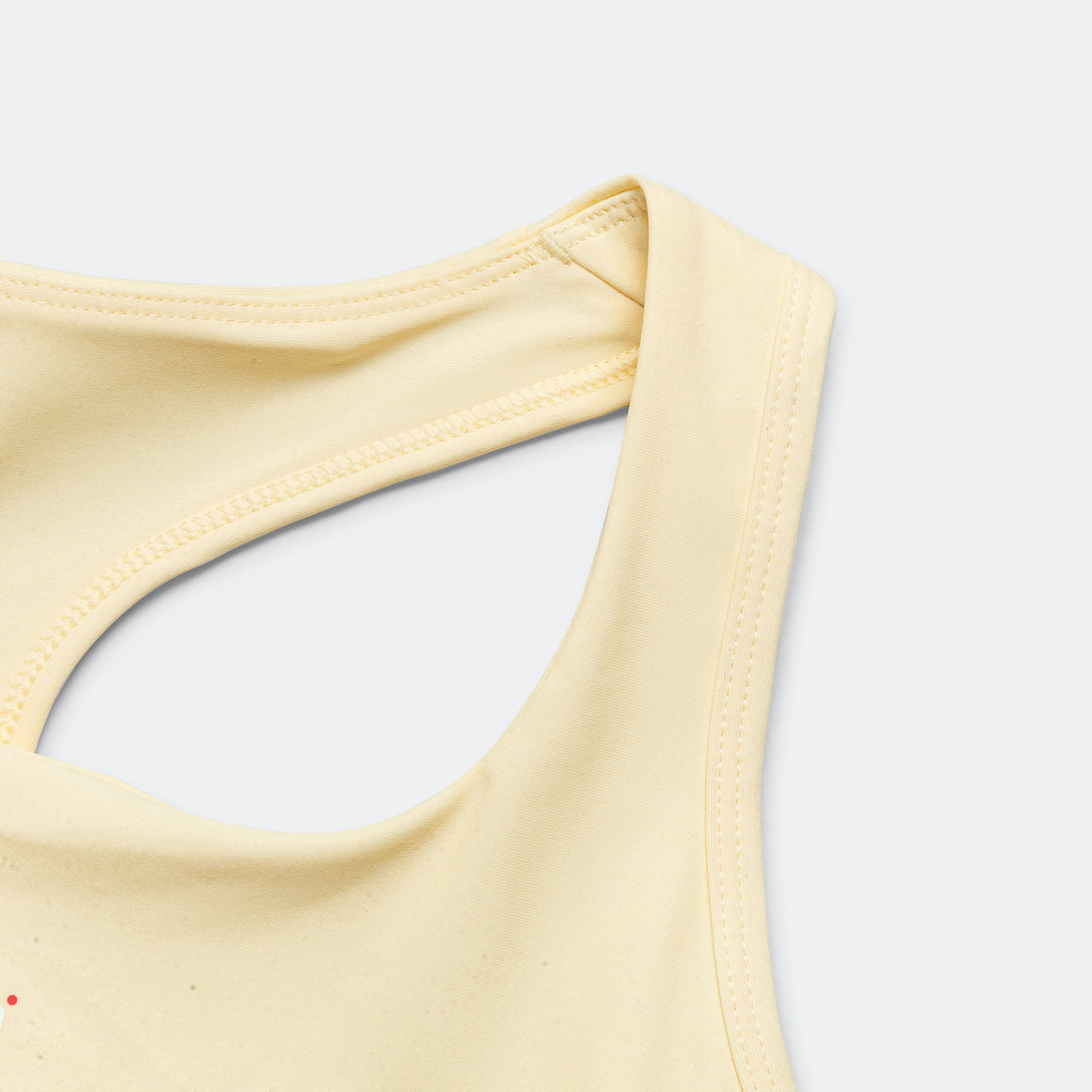 District Vision - Womens Twin Layer Medium Support Bra - Chamomile - Up There Athletics