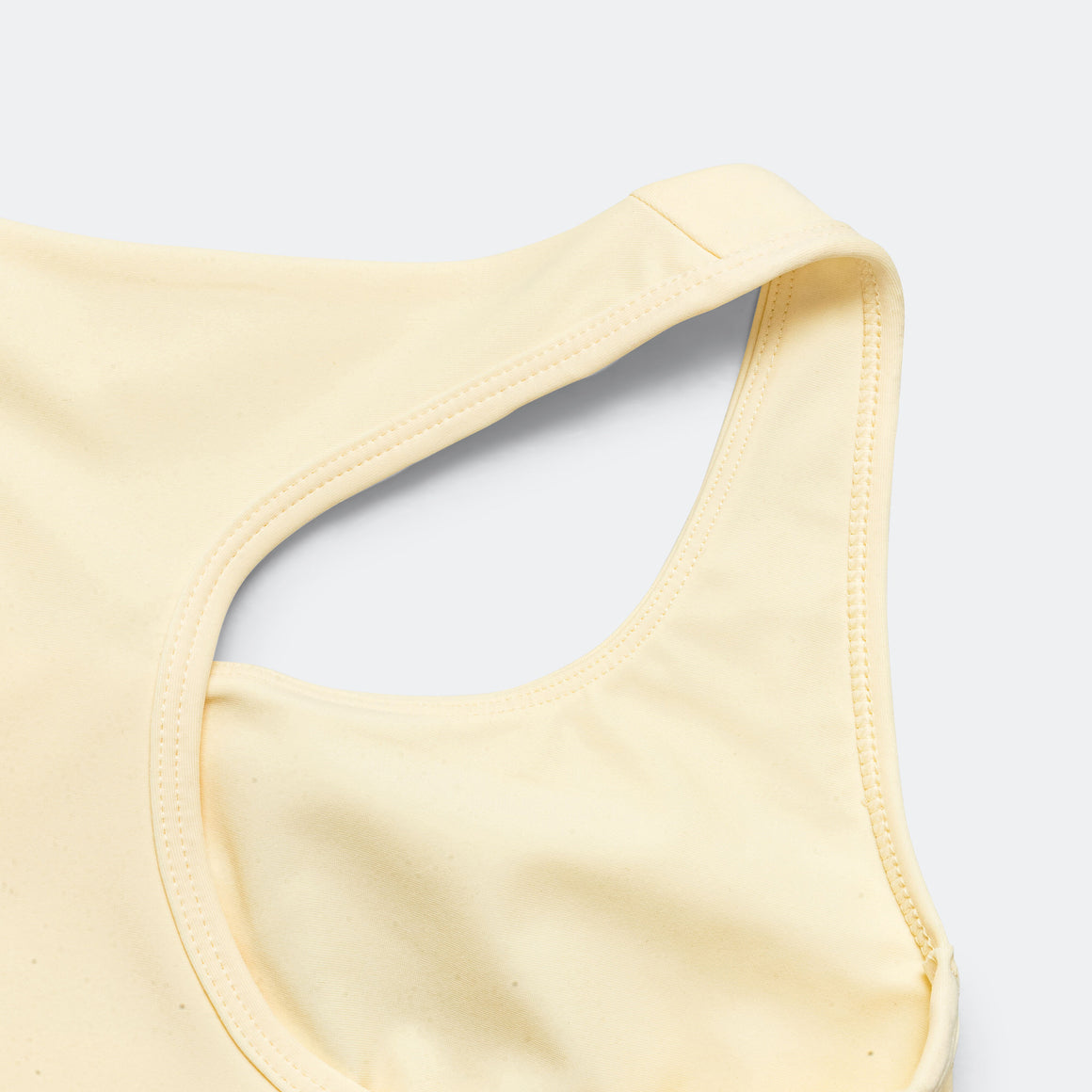 District Vision - Womens Twin Layer Medium Support Bra - Chamomile - Up There Athletics
