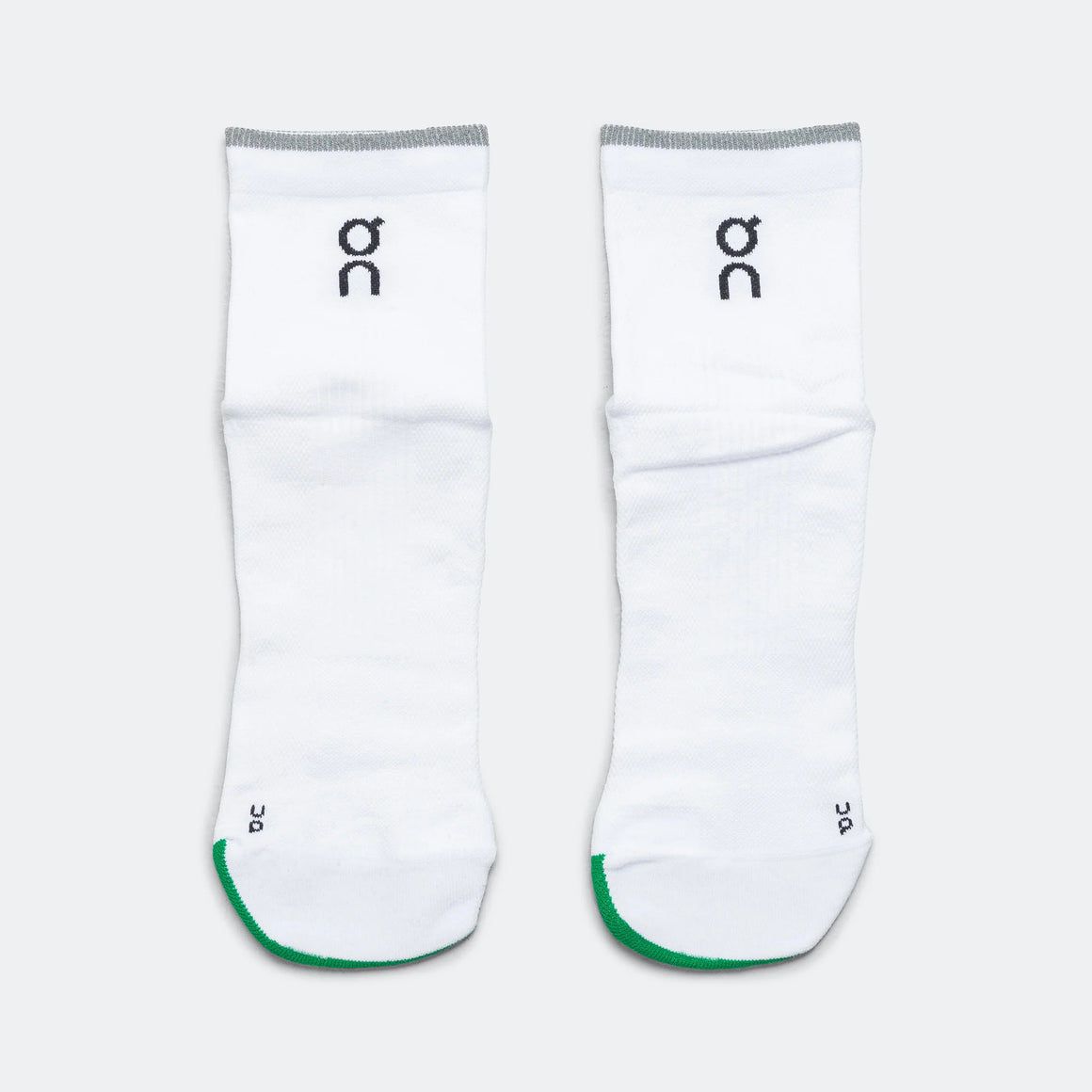 On Running - Elite Run Sock Mid - White/Ivory - Up There Athletics