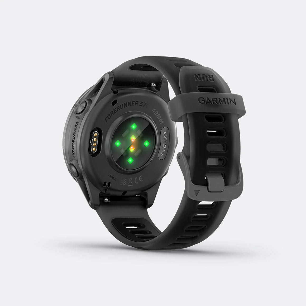 Garmin - Forerunner 570 - 42mm - Slate Grey Aluminum w/Translucent Black-Black Band - Up There Athletics