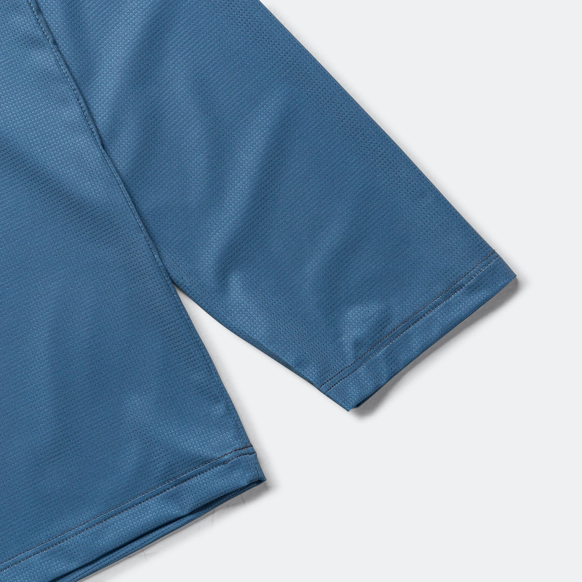 Erniold - Mens Run L/S Tee - Blue Steel - Up There Athletics
