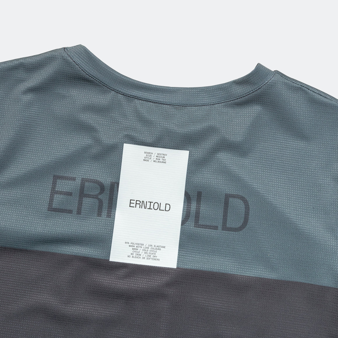 Erniold - Womens Run Tee - Coal - Up There Athletics