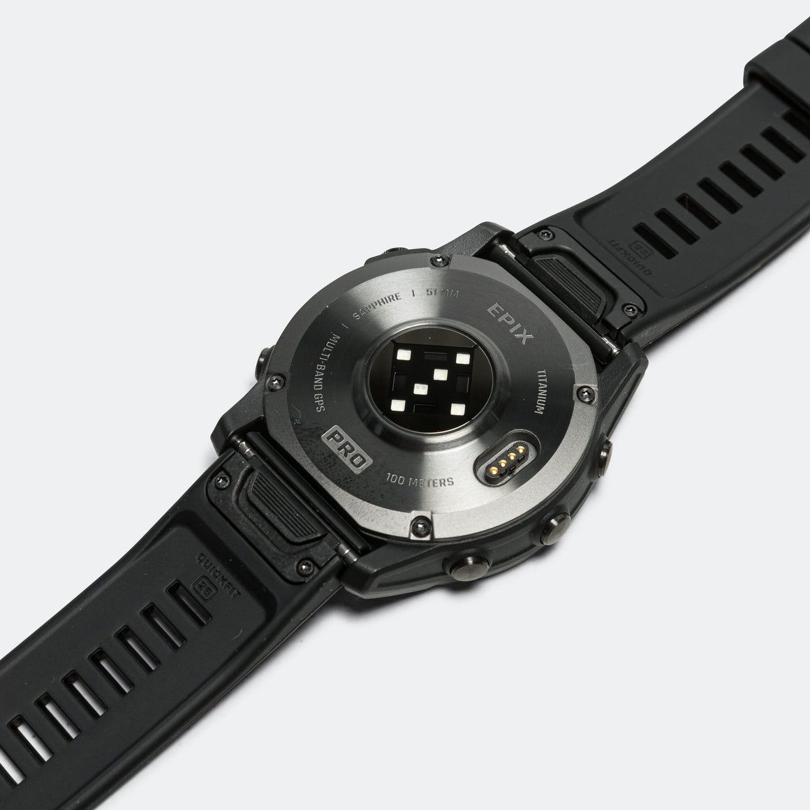 Garmin - epix Pro Gen.2 - Sapphire Edition 51mm - Carbon Grey DLC Titanium w/Black Band - Up There Athletics