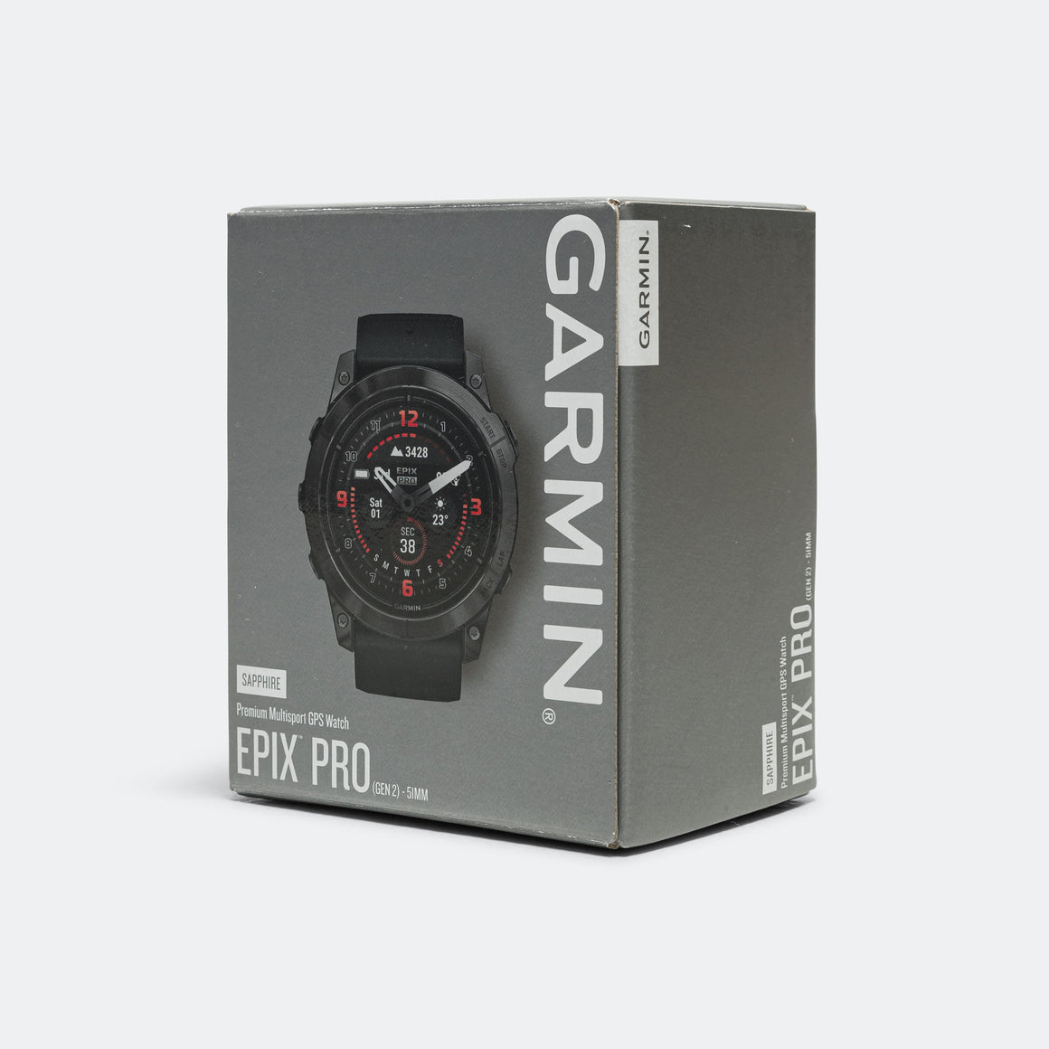 Garmin - epix Pro Gen.2 - Sapphire Edition 51mm - Carbon Grey DLC Titanium w/Black Band - Up There Athletics