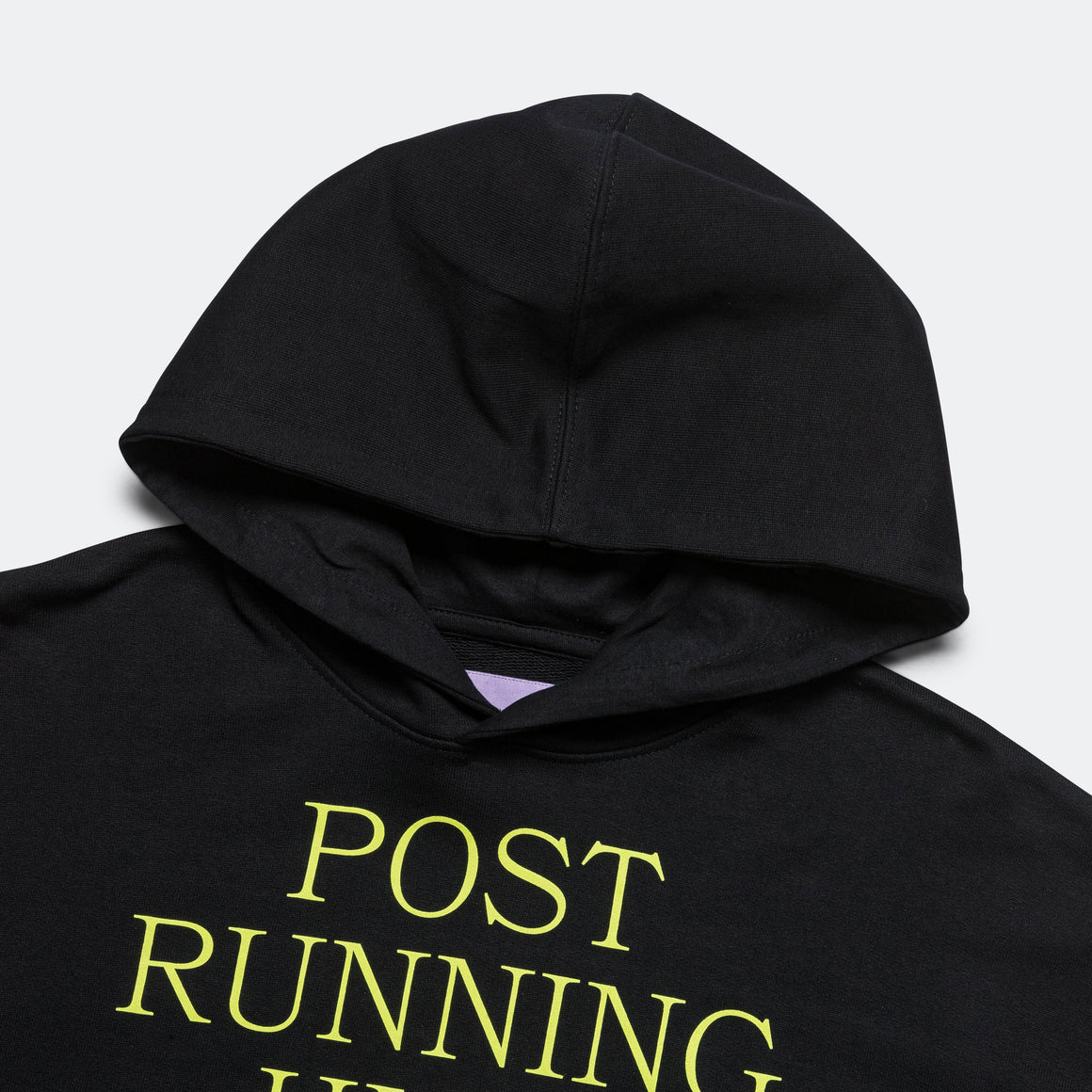 Hermanos Koumori - Mens Post Running High Hoodie - Black - Up There Athletics