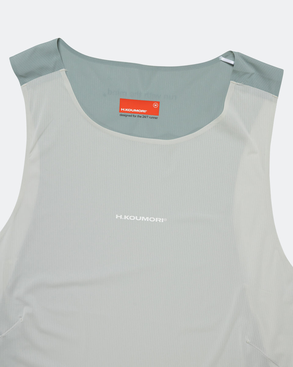 Hermanos Koumori - Mens Race Singlet - Dawn Blue/Abyss | Up There