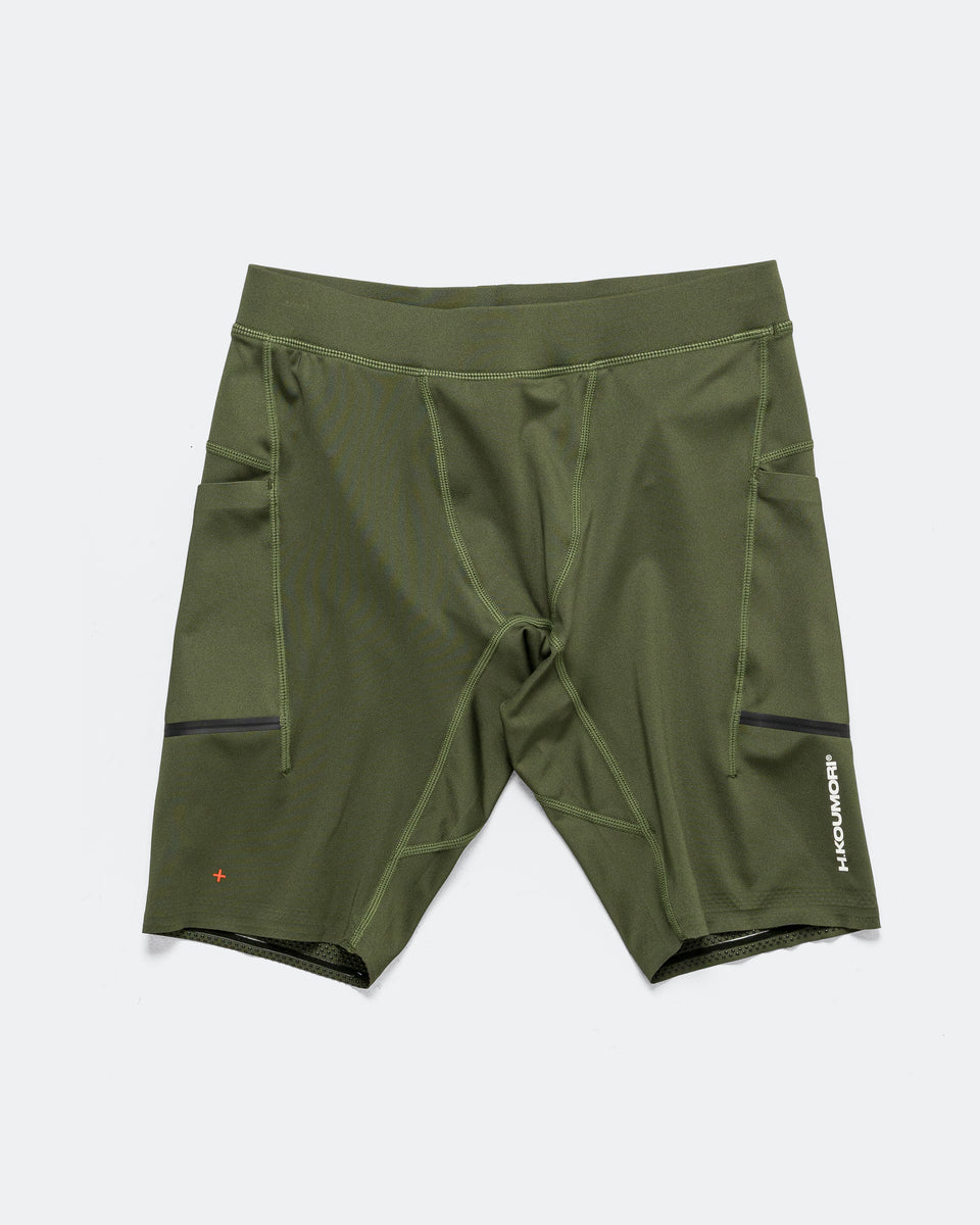 Hermanos Koumori - Mens Training Tight - Forest Green | Up There