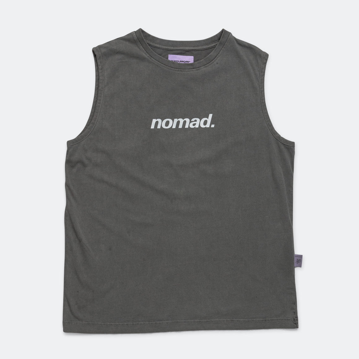 Hermanos Koumori - Mens Nomad Muscle Tee - Washed Black - Up There Athletics