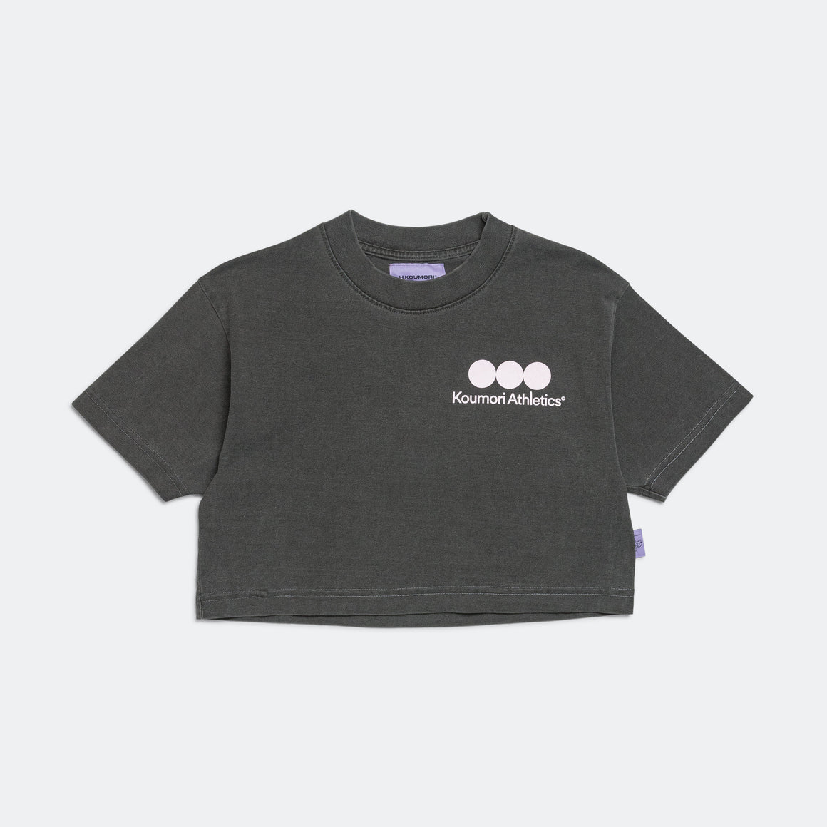 Hermanos Koumori - Womens Off Cropped T-Shirt Washed Black - Up There Athletics