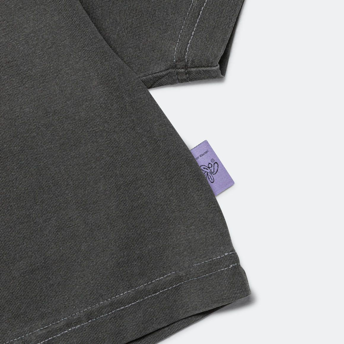 Hermanos Koumori - Womens Off Cropped T-Shirt Washed Black - Up There Athletics