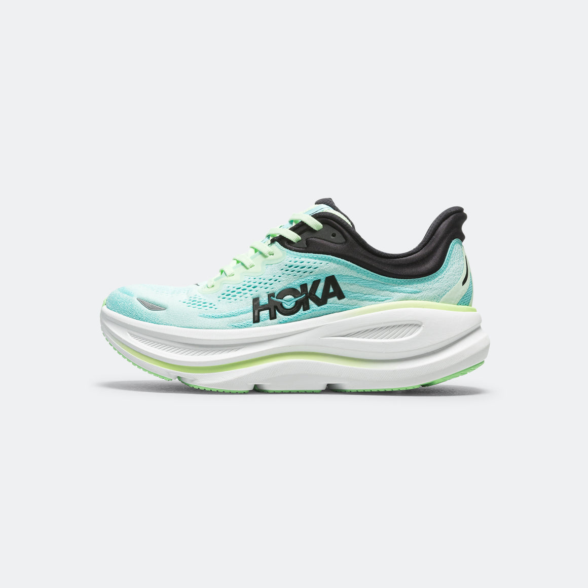 HOKA - Mens Bondi 9 - Luna Moth/Blue Spark - Up There Athletics
