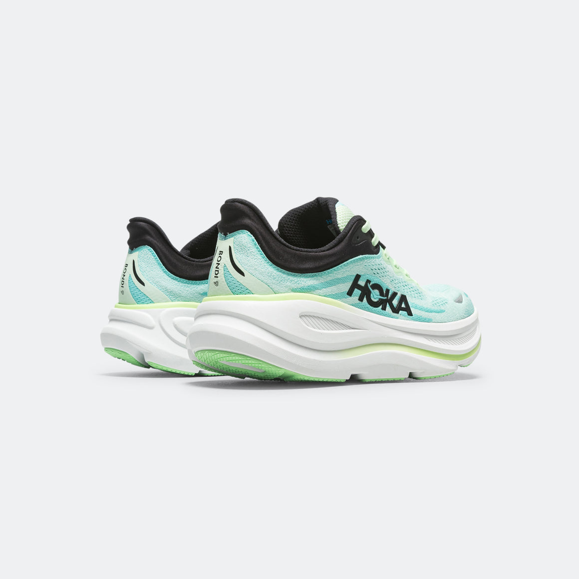 HOKA - Mens Bondi 9 - Luna Moth/Blue Spark - Up There Athletics