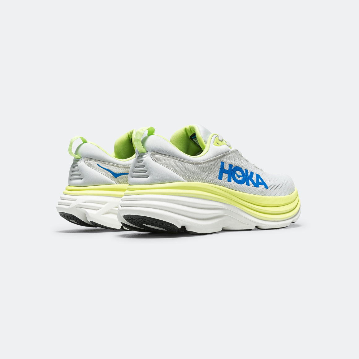 HOKA - Mens Bondi 8 - Stardust/Lettuce - Up There Athletics
