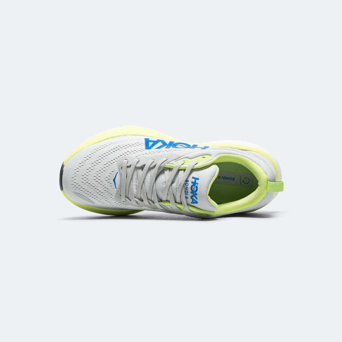HOKA - Mens Bondi 8 - Stardust/Lettuce - Up There Athletics