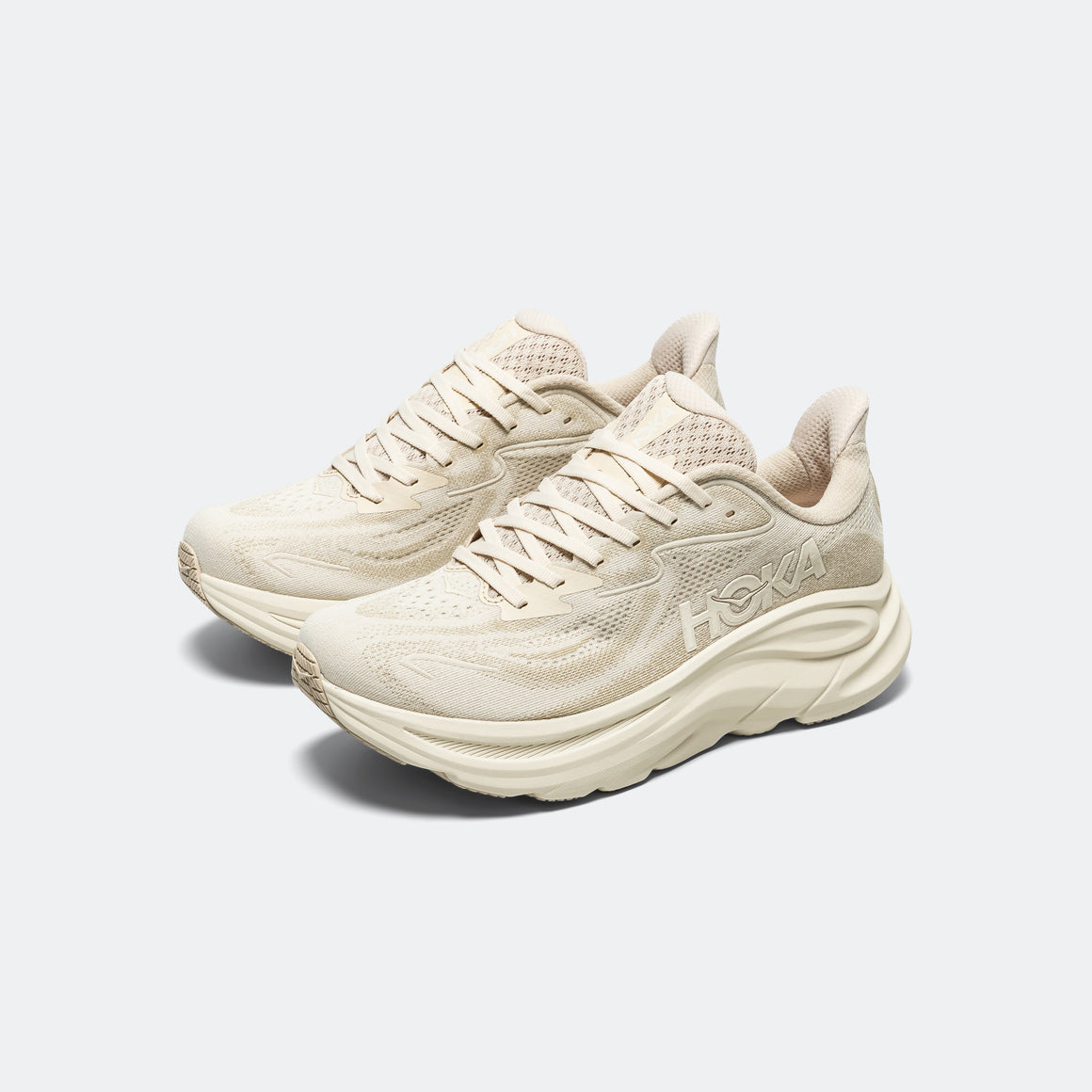 HOKA - Mens Clifton 10 - Oatmeal/Oat Milk - Up There Athletics