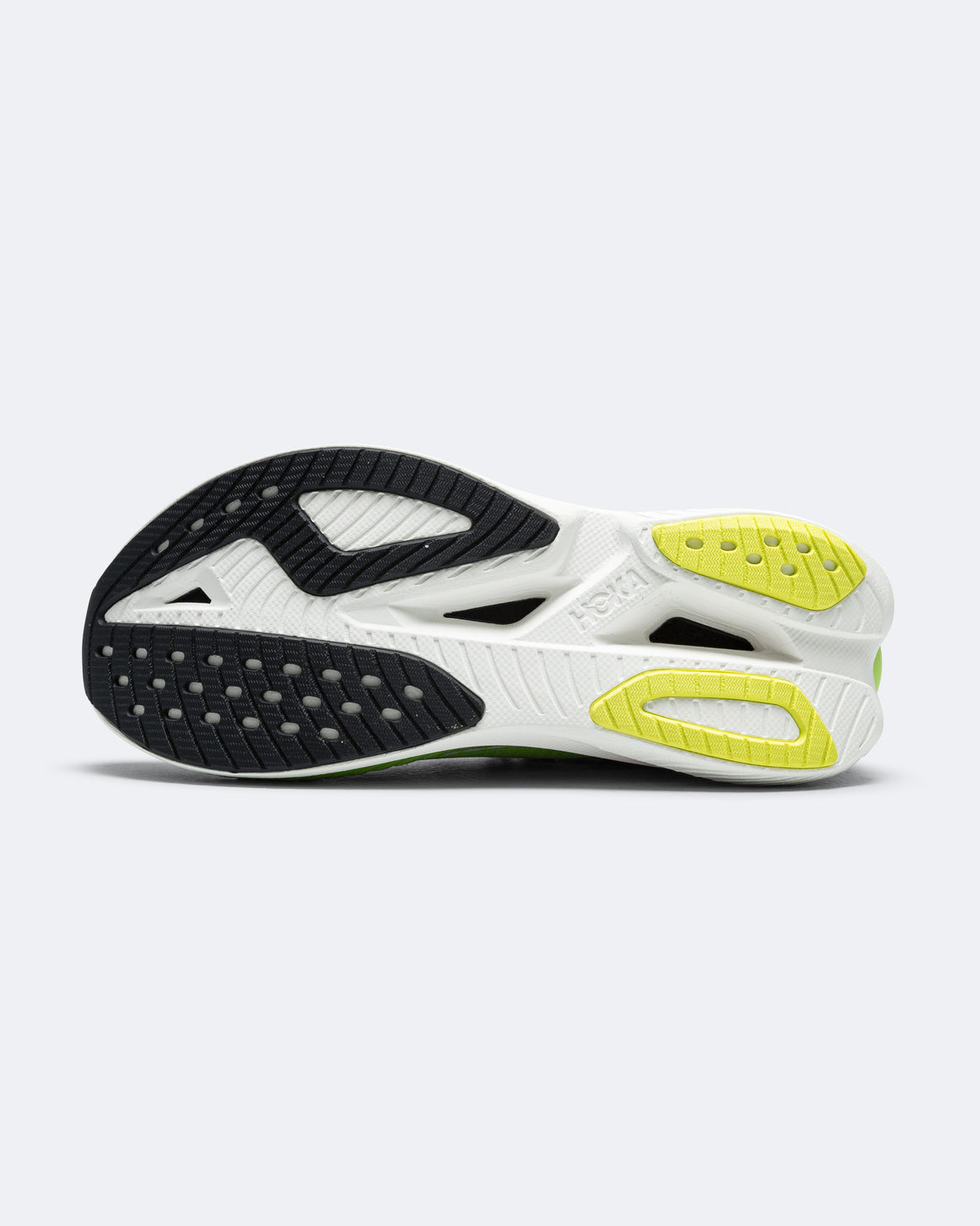 HOKA - Womens Mach X 3 - White/Neon Lime - Up There Athletics