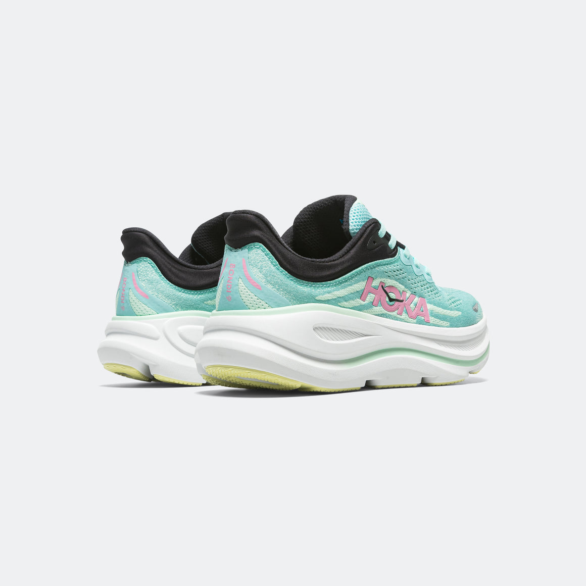 HOKA - Womens Bondi 9 - Blue Spark/Mint-Fluorite - Up There Athletics