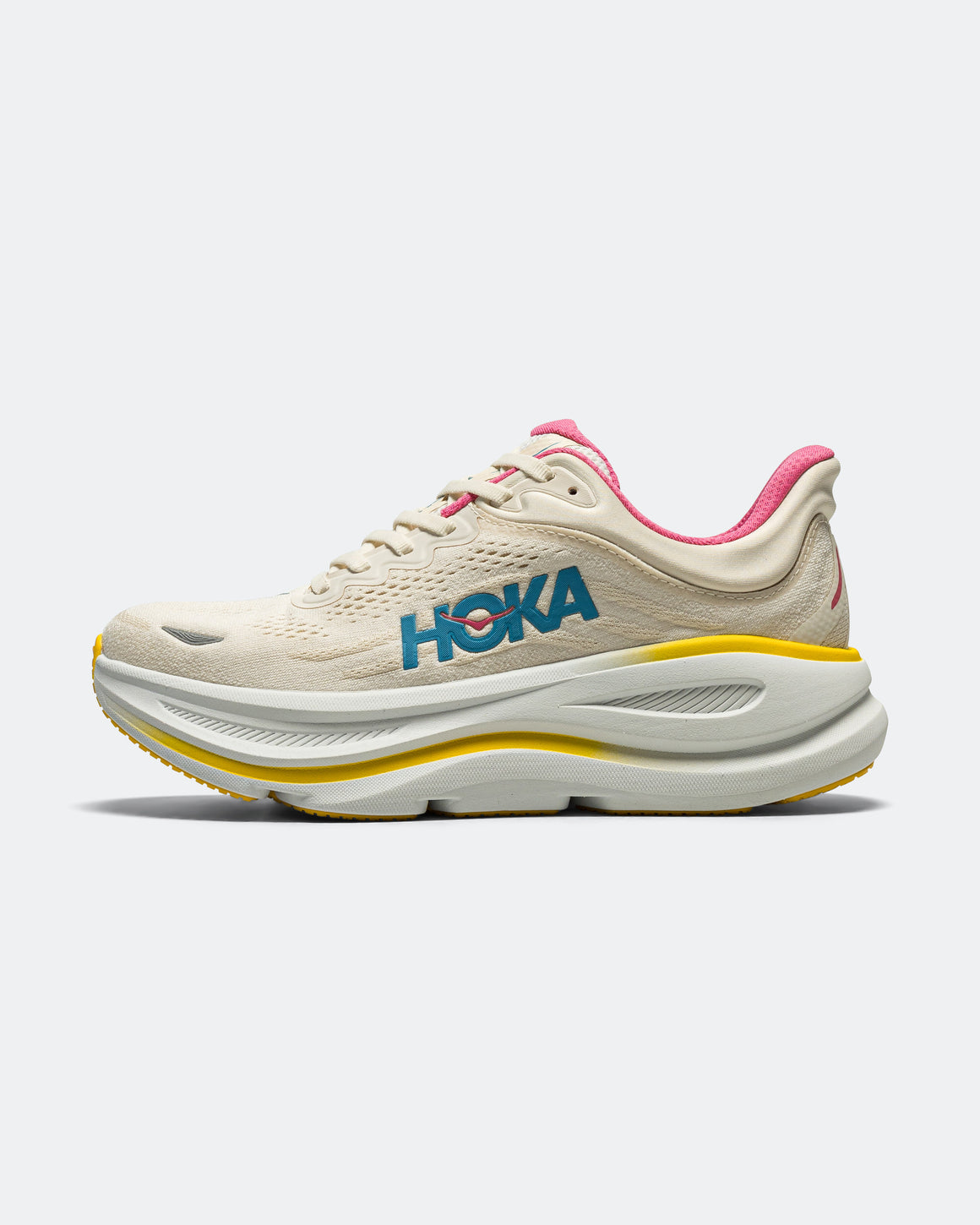 HOKA - Womens Bondi 9 - Alabaster/Birch - Up There Athletics