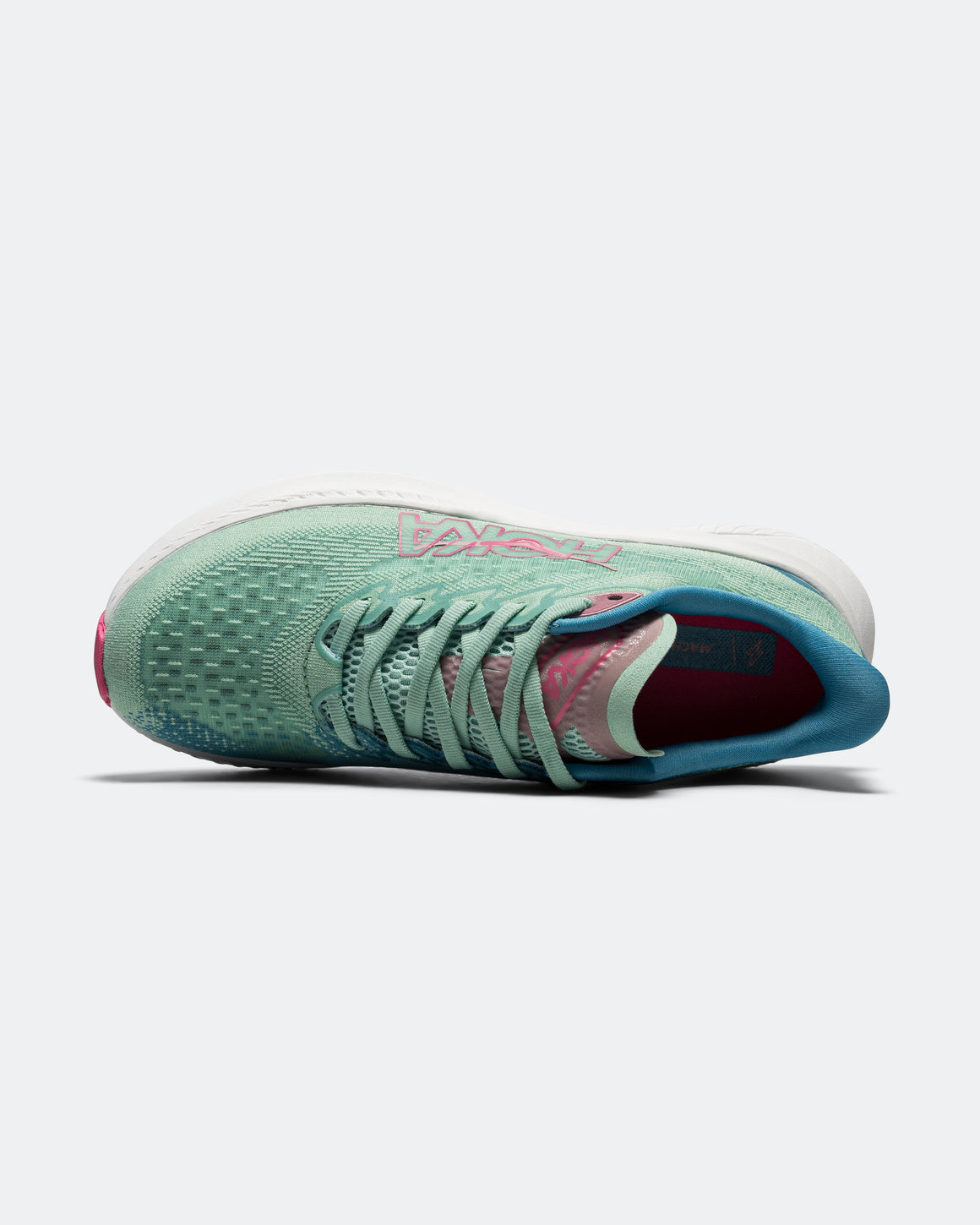 HOKA - Womens Mach 6 - Jadeite/Alpine Blue - Up There Athletics