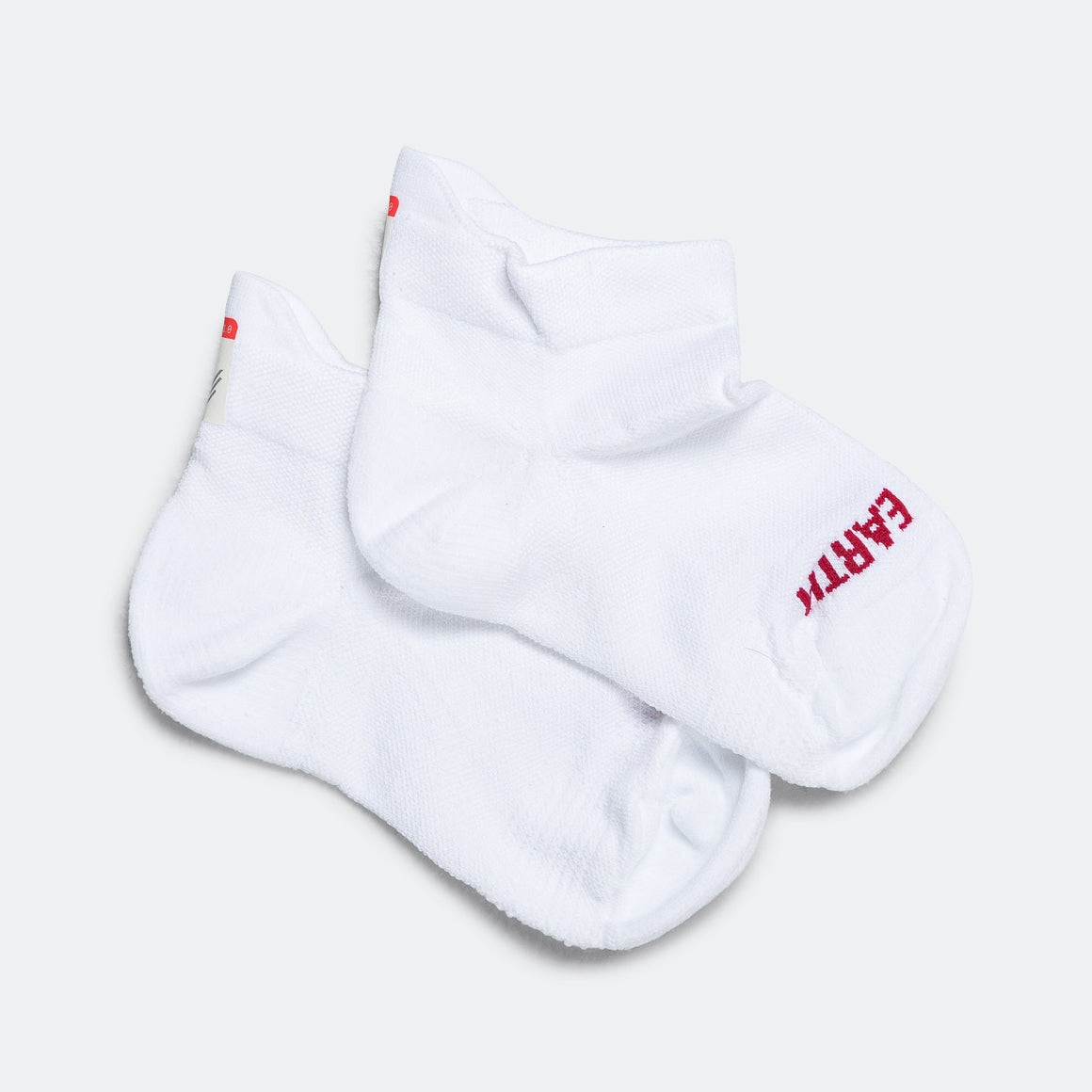 Near Earth - The Race Day Sock Quarter - White - Up There Athletics