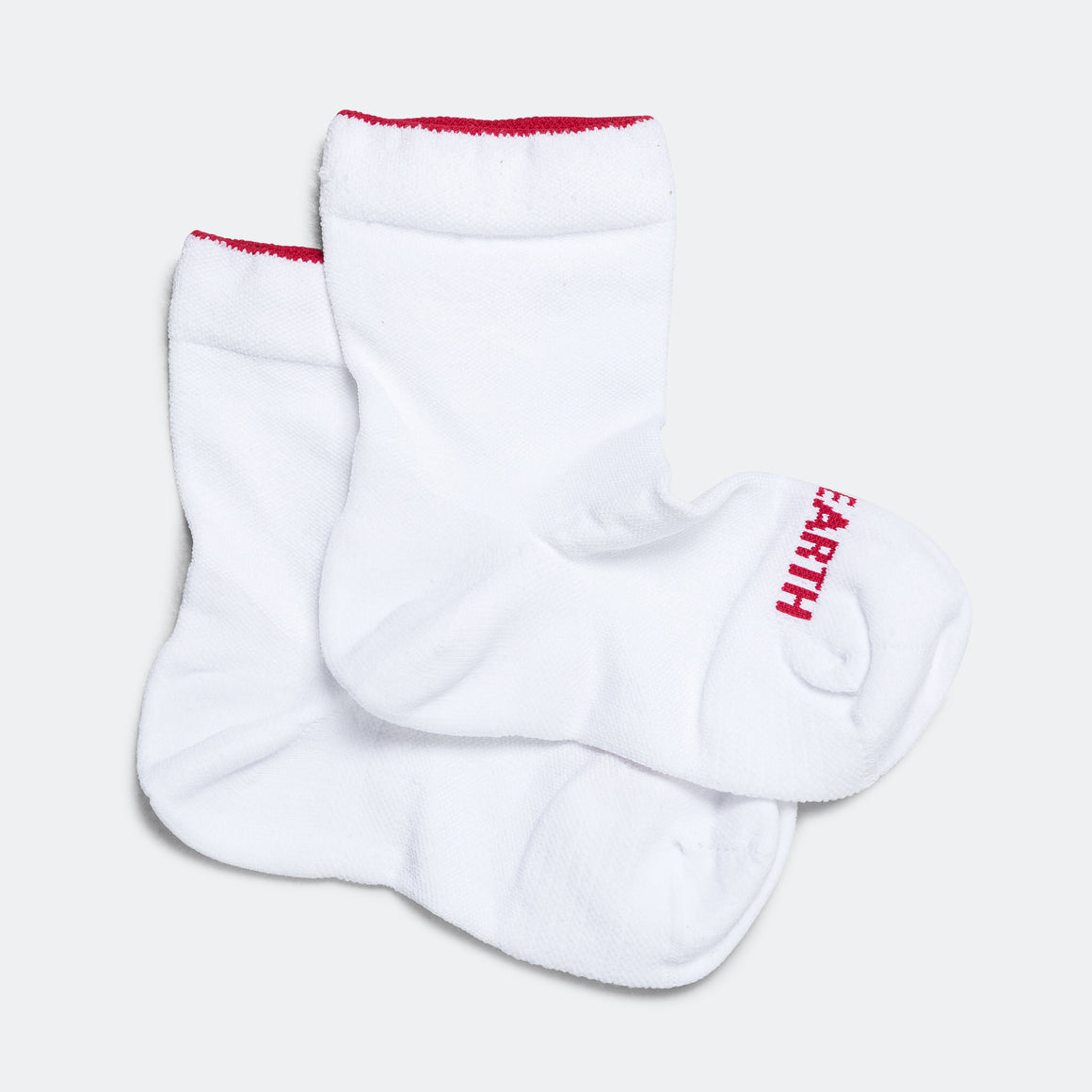 Near Earth - The Race Day Sock Crew - White - Up There Athletics