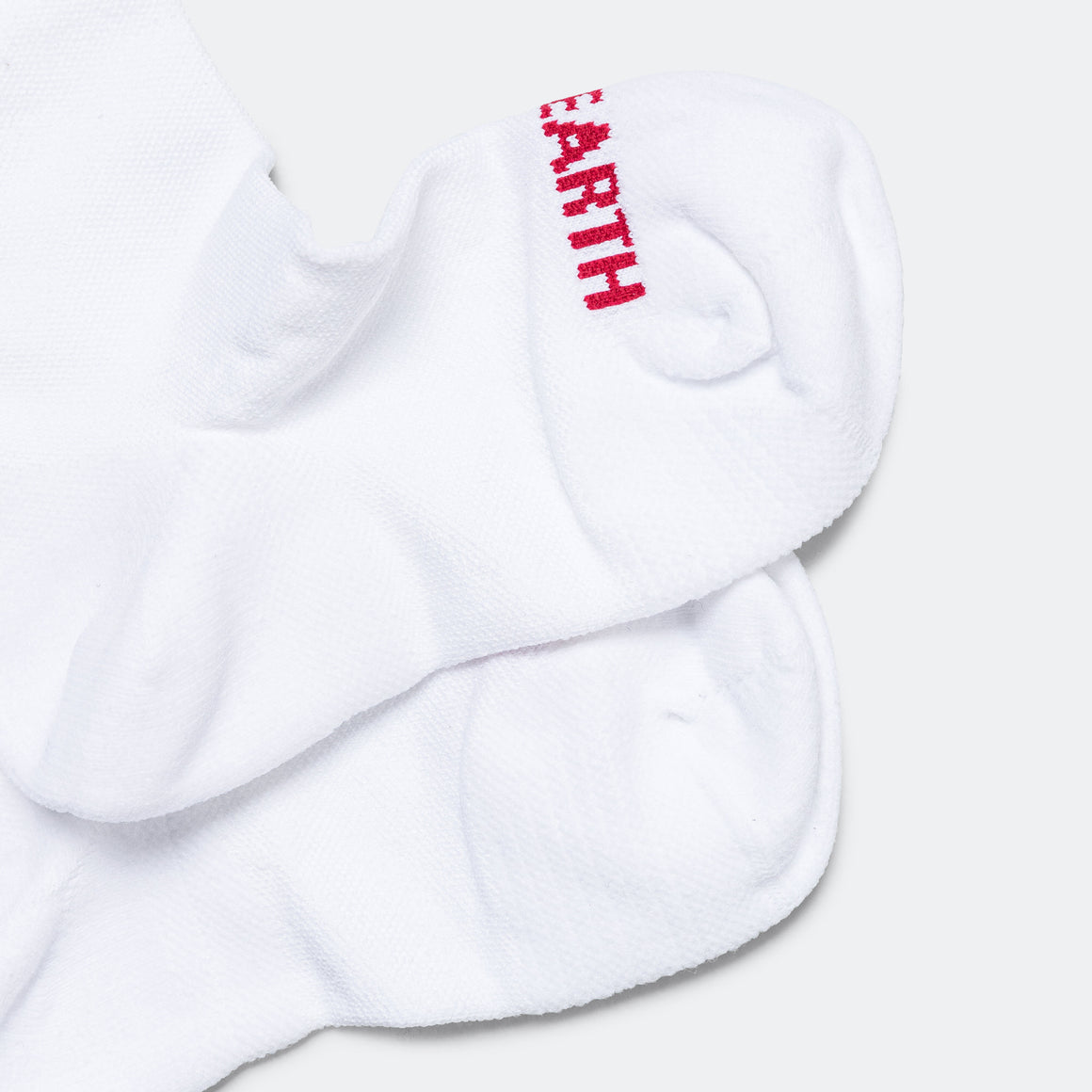 Near Earth - The Race Day Sock Crew - White - Up There Athletics