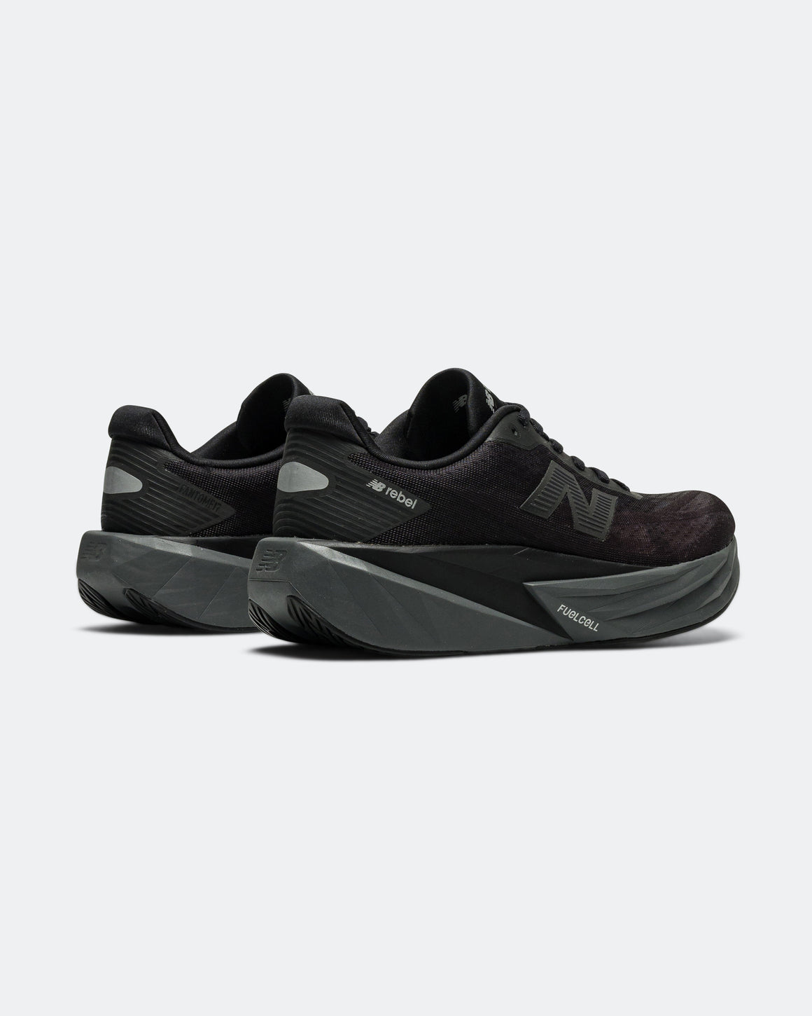 New Balance - Mens FuelCell Rebel v5 - Black/Castlerock-Silver Metallic - Up There Athletics
