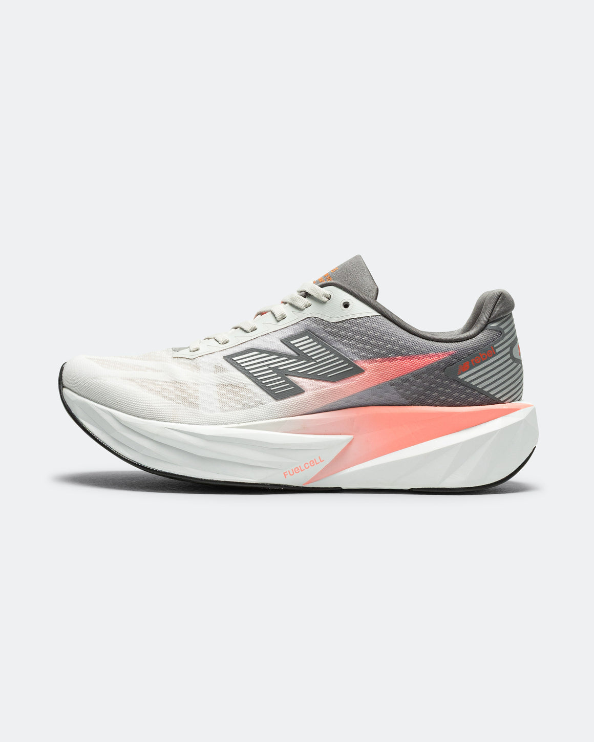 New Balance - Womens FuelCell Rebel v5 NYC Marathon - Grapefruit/Grey Matter-Poppy - Up There Athletics