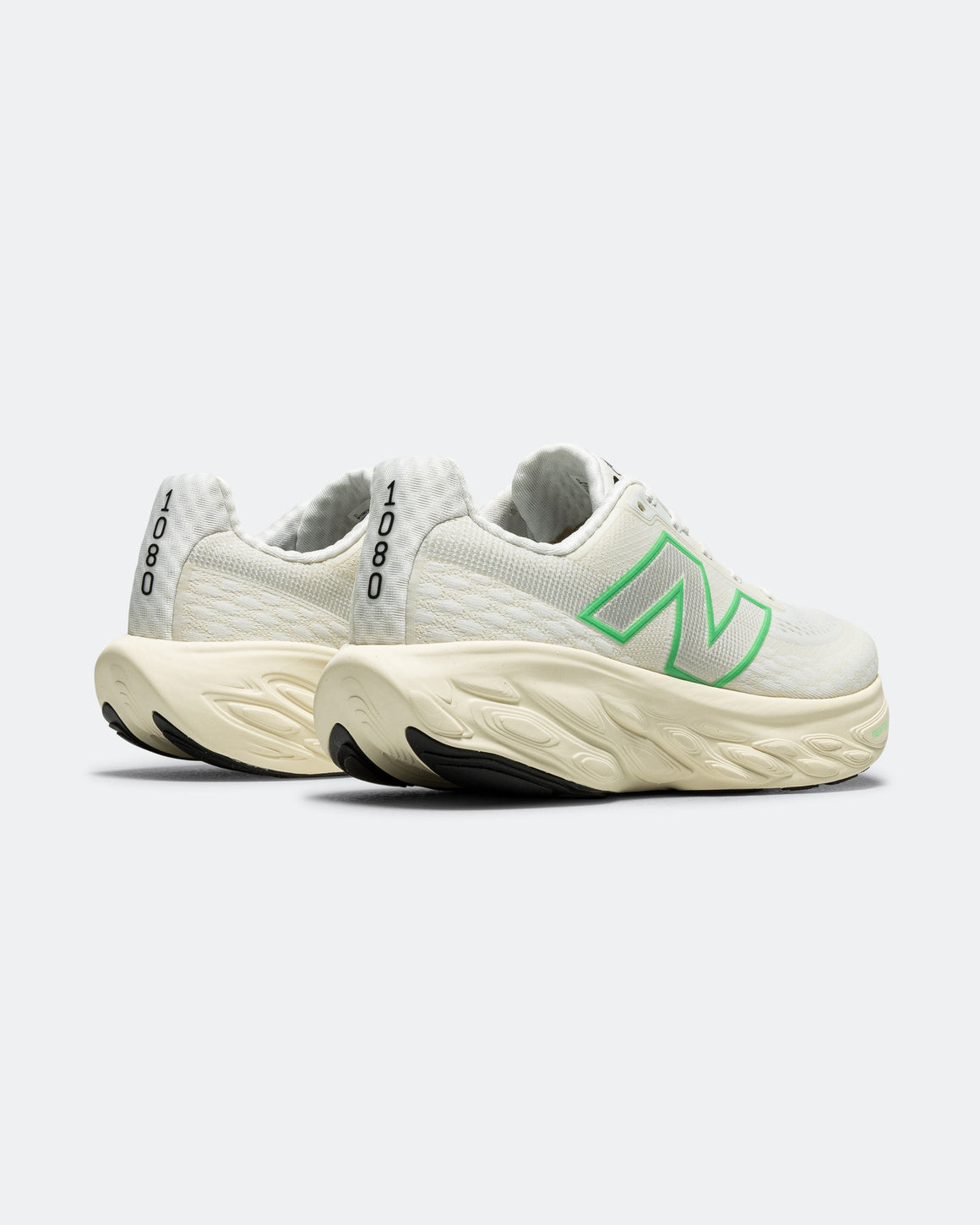 New Balance - Mens Fresh Foam 1080v14 - White/Lime Leaf-Angora - Up There Athletics