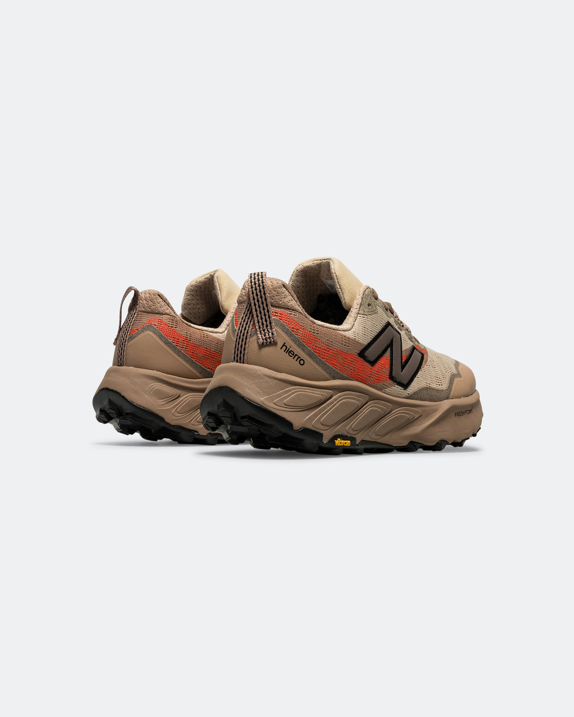 New Balance - Mens Fresh Foam X Hierro v9 - Desert Clay/Earth Shadow-Urgent Red - Up There Athletics
