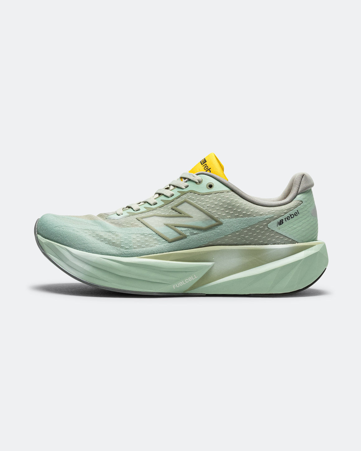 New Balance - Womens FuelCell Rebel v5 - Garter Snake/Mosaic Green-Ginger Lemon - Up There Athletics