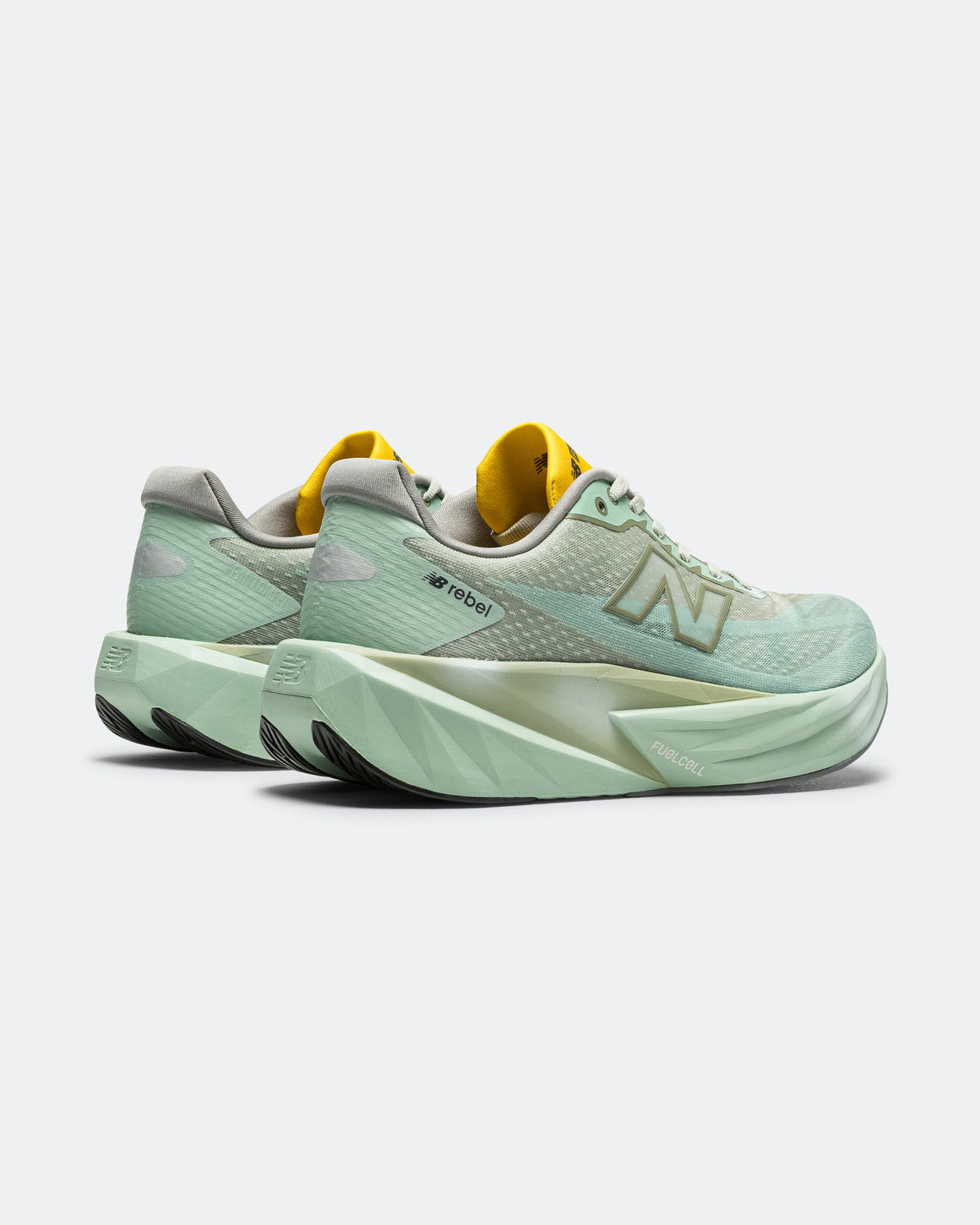 New Balance - Womens FuelCell Rebel v5 - Garter Snake/Mosaic Green-Ginger Lemon - Up There Athletics