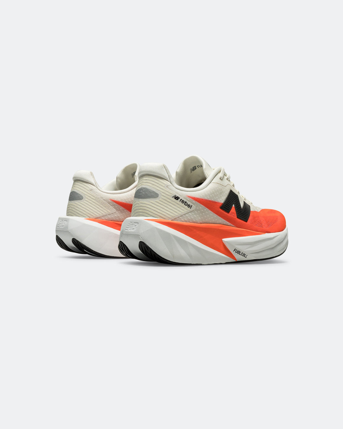 New Balance - Mens FuelCell Rebel v5 - Urgent Red/White-Sea Salt - Up There Athletics