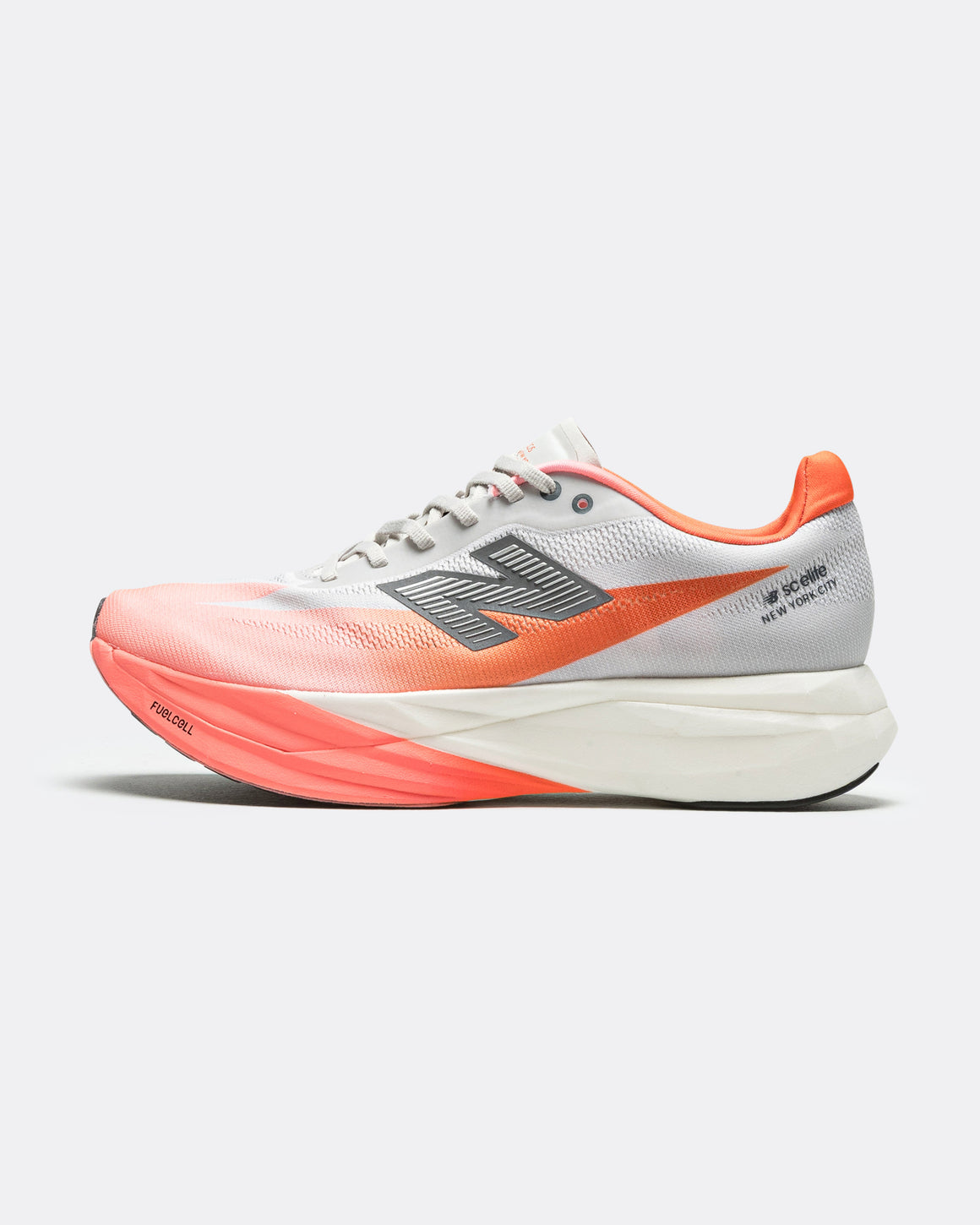 New Balance - Mens FuelCell SuperComp Elite v5 NYC Marathon - Grapefruit/Grey Matter-Poppy - Up There Athletics
