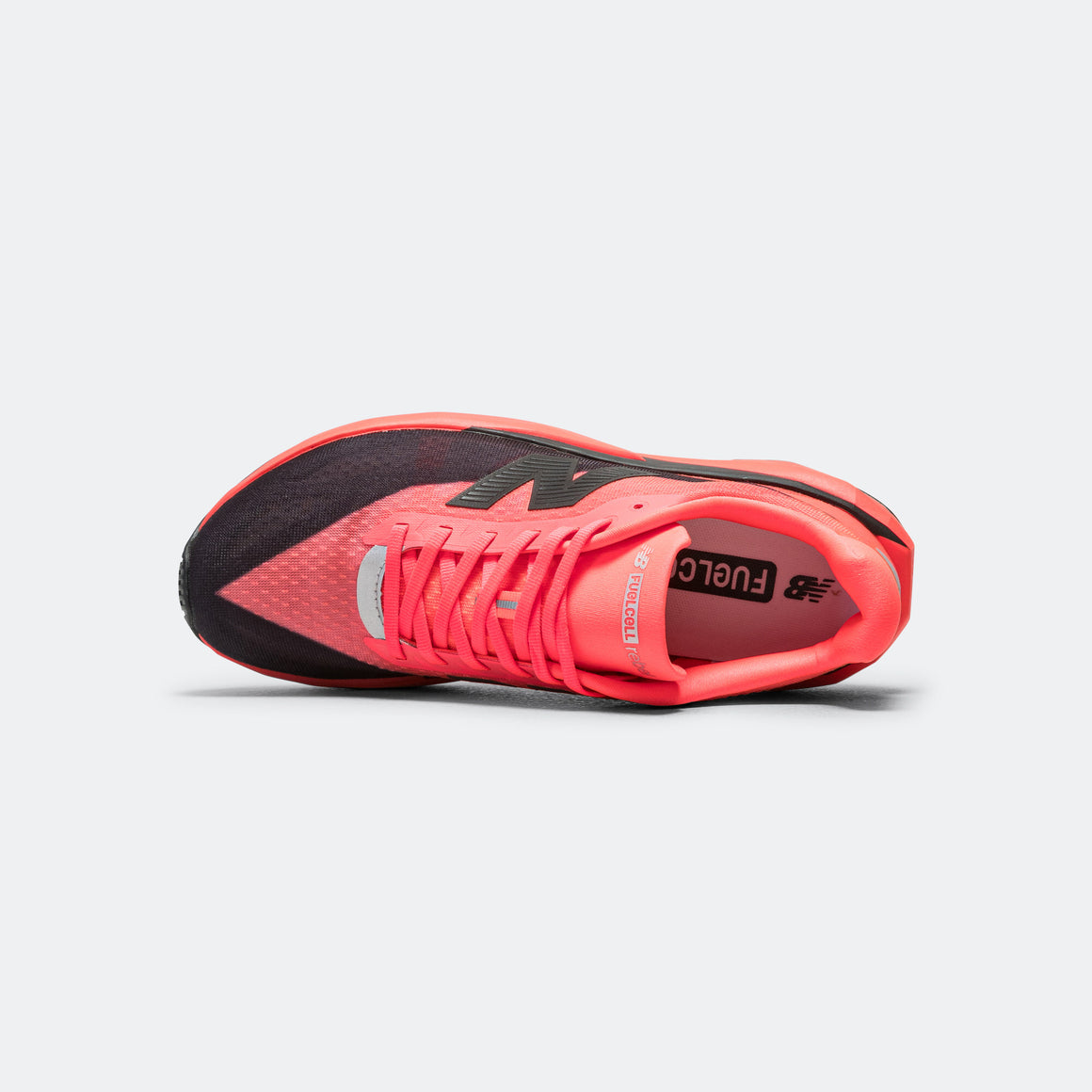 New Balance - Womens FuelCell Rebel v5 - Urgent Red/Black-Silver Metallic - Up There Athletics