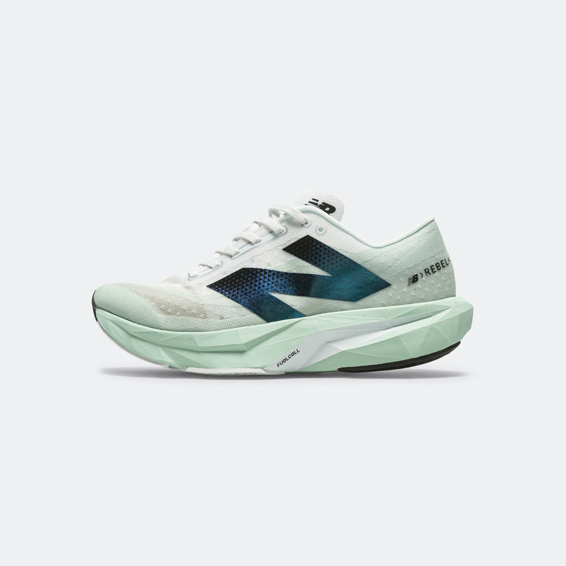 New Balance - Mens FuelCell Rebel v4 - Clay Ash/White-Black - Up There Athletics